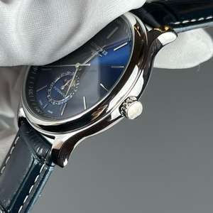 Reloj Mecánico Automático de Alta Calidad con Esfera Azul, Diseño de Fase Lunar, Resistente al Agua, Reloj Tradicional de Diseñador - Product Image 6