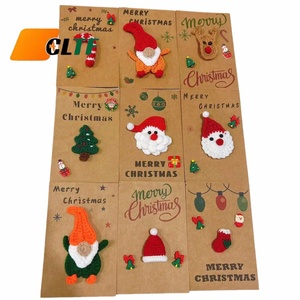 การ์ดถักโครเชต์การ์ดอวยพรคริสต์มาสการ์ด2025ให<span class=keywords><strong>ม</strong></span>่ - Product Image 1