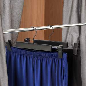 Nouveau Cintre en Plastique de Boutique pour Jupes et Pantalons avec Pinces Antidérapantes, Cintre Domestique pour Vêtements d'Adultes, Porte-Pantalons - Product Image 5