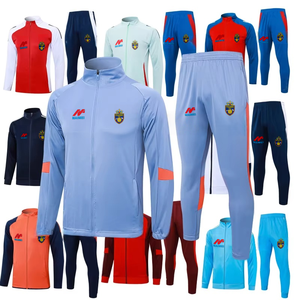 2024 2025 Tuta da Allenamento a Maniche Lunghe di Qualità Thailandese per Tutti i Club di <span class=keywords><strong>Calcio</strong></span> e Squadre Nazionali, Giacca da <span class=keywords><strong>Calcio</strong></span>/Soccer per Uomo - Product Image 3