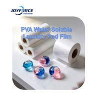 Film soluble dans l'eau en PVA transparent Joyforce pour les capsules de lessive, scellage robuste, respectueux de l'environnement, fabrication OEM ODM disponible