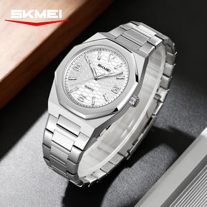 Reloj de pulsera de marca de moda de alta calidad, clásico, cuadrado, de acero inoxidable, OEM, ODM, con logotipo personalizado, resistente al agua, de cuarzo, para hombre. - Product Image 5