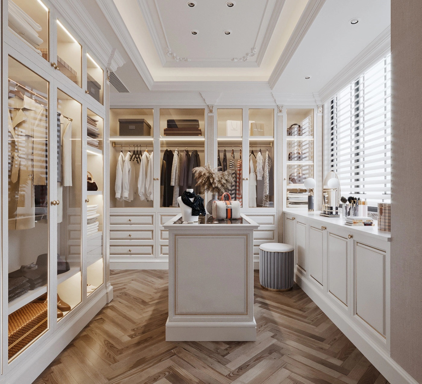 closet systems solid wood