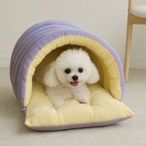 Luxurious Cartoon Pet Mat Plush Fluffy Orthopedic Memory Foam Heated Eco-Friendly Pet <b>Bed</b> Oval Shape Small Large <b>Dogs</b> Cats - Product Image 2