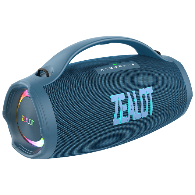 ZEALOT S98 160W Portable Speakers Massive Bass Party Boombox IPX7 Waterproof Speaker Loud Outdoor Speaker/TWS/EQ/Power Bank