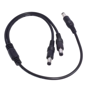 Cantell 0,5 cuadrado DC5.5 * <span class=keywords><strong>2</strong></span>,5mm 1 macho a <span class=keywords><strong>2</strong></span> macho Y Cable divisor - Product Image 3