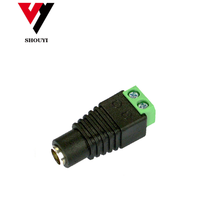 Connecteur de tube en plastique et métal, connecteur femelle BNC DC, connecteur de prise d'alimentation BNC DC pour système de vidéosurveillance