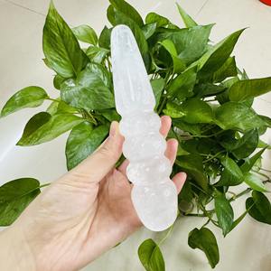 Yoni tongkat penyembuhan alami kuarsa Dildo batu permata Penis mainan seksi dewasa tongkat seksi orgasme perangkat masturbasi - Product Image 5