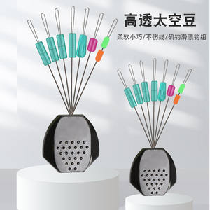 Kit de flotteurs de pêche Seven Stars pour la pêche en eau courante, avec stoppeurs en coton et poids en plomb, durables pour la pêche en rivière, en plastique rectangulaire, 5 ensembles - Product Image 5