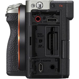 Appareil photo numérique plein format à objectifs interchangeables Sony Alpha 7C II, vidéo 4K, argenté, pour la photographie - Product Image 5