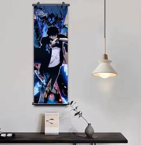 Fast Delivery Custom Designed Hanging <strong>Scroll</strong> Anime Poster <strong>Wall</strong> <strong>Scroll</strong> with Plastic/Aluminium Rod Promotional Flags &amp; Banners - Product Image 6
