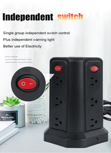 Presa USB intelligente di vendita calda ricarica Wireless spina di fila ad alta potenza anti-sovraccarico home office - Product Image 3