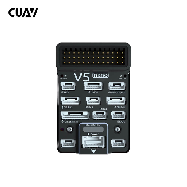 CUAV V5 Nano Mini Flight Controller for Helicopter, Open Source PX4/ArduPilot Autopilot for UAV & Drone Control