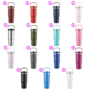 Pronta per la Spedizione: Tazza Termica da Viaggio in Acciaio Inox a Doppia Parete da 900ml con Manico per <span class=keywords><strong>E</strong></span>-commerce - Product Image 2