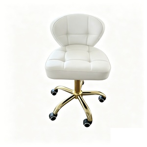 Poltrone da <span class=keywords><strong>Parrucchiere</strong></span> Professionali Marroni con Funzione Girevole e Mobile per Saloni - Successore all'Ingrosso - Product Image 5