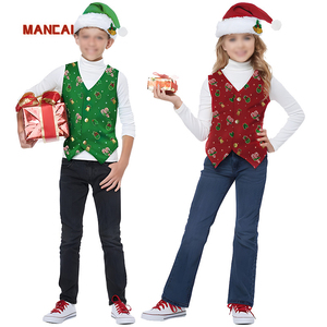 Costume de Noël pour adultes et enfants unisexe, costume de fête d'Halloween, costume de Père Noël en fourrure, costume de voleur, costume de fourrure verte pour enfants, costume de maître Furley - Product Image 3