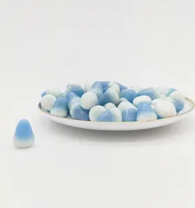 حلوى بنكهة التوت الأزرق حلوى مطاطية حلوى جيلي طرية للوجبات الخفيفة للأطفال