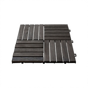 SMARTWOOD Dalles de terrasse en bois d'acacia brossé huilé, autoportantes, avec base WPC, pour extérieur, modernes, antidérapantes, imperméables - Product Image 1