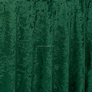 120 ''<span class=keywords><strong>verde</strong></span> scuro <span class=keywords><strong>tovaglia</strong></span> da tavola per banchetto resistente alle rughe velluto schiacciato <span class=keywords><strong>tovaglia</strong></span> rotonda per tavolo da pranzo per la festa di nozze - Product Image 3