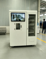 Distributeur automatique de lait liquide avec code QR, retour de jetons et pièces, écran LED, nettoyage automatique, écran tactile 12 pouces, paiement par carte de crédit, en acier