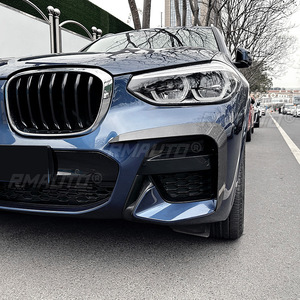 For BMW X3 X4 G01 G02 M Sport 2018-2021 Front Bumper Spoiler Fog Lamp Cover Air Knife <b>Splitter</b> Body Kit - Product Image 6
