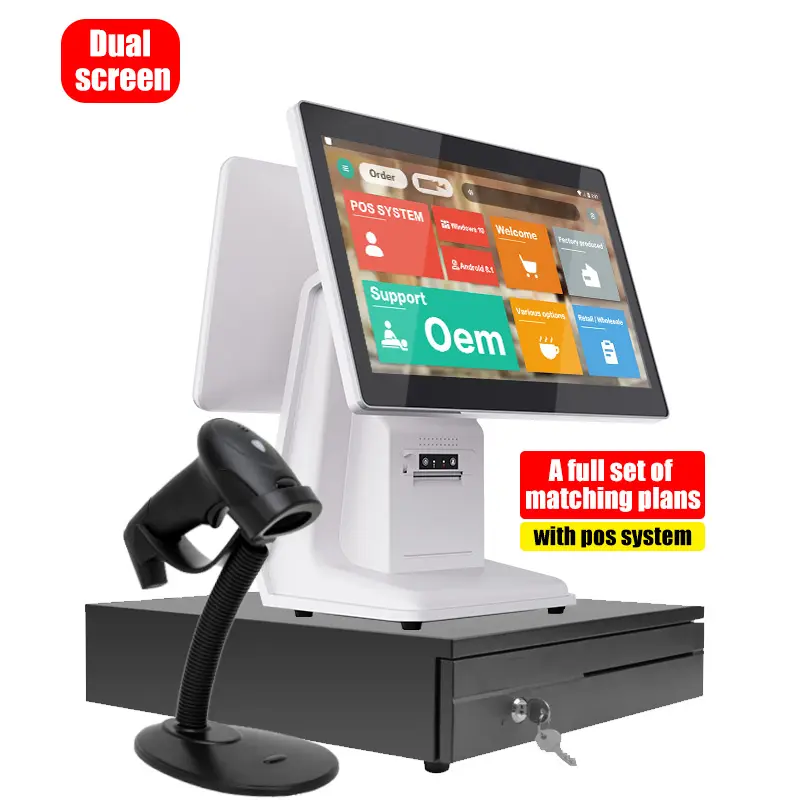 Windows 15,6-Zoll-Touch-Display Einzelhandel Catering <span class=keywords><strong>Android</strong></span> Pos Terminal, alles in einem Pos Offline-Pos-Maschinen system, Pos-System