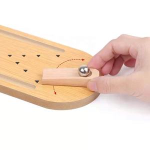 โต๊ะโบว์ลิ่งไม้ขนาดเล็กเพื่อความบันเทิงสำหรับพ่อแม่-เด็กและของเล่นเพื่อการศึกษาที่เป็นประโยชน์ต่อการพัฒนาทางปัญญา - Product Image 5