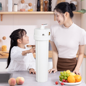 Prefiltro de agua de carcasa fácil para cabezal de ducha con cartucho debajo del fregadero remineralización sistema de <span class=keywords><strong>filtro</strong></span> de limpieza lavable alcalino - Product Image 2