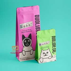 ถุงบรรจุภัณฑ์อาหารสัตว์เลี้ยงแบบก้นแบน 8 ด้าน ยี่ห้อ Miabo สำหรับแมวและสุนัข วัสดุ BOPP/VMPET/LLDPE ขนาด 500 กรัม-20 กิโลกรัม - Product Image 3
