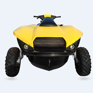 Venta caliente Hison Fibra de vidrio 3 asientos Quadski 1,1 m Altura Vehículo anfibio con motor de 4 tiempos - Product Image 3
