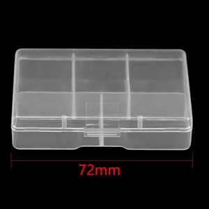 Boîte <span class=keywords><strong>de</strong></span> pêche OEM en chambre indépendante L5 en plastique transparent Boîte simple étanche 5 treillis Vente en gros Mini leurres <span class=keywords><strong>de</strong></span> pêche Boîte <span class=keywords><strong>de</strong></span> pêche bon marché - Product Image 4