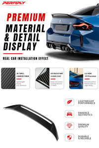 Perfiply Body Kits Car AD Style Real Carbon Fiber <strong>Rear</strong> Racing <strong>Spoiler</strong> Wing for BMW M2 G87 2023+ Trunk Boot Lid Duckbill <strong>Spoiler</strong> - Product Image 3