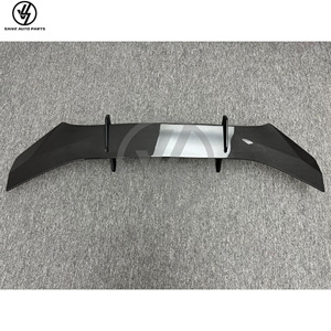 PT Style Dry Carbon Fiber Single Deck Glossy Twill Weave <b>Rear</b> <b>Spoiler</b> for Huracan EVO Car Body Kit - Product Image 5