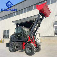 Chargeuse sur pneus diesel haute performance EACHAN avec bras télescopique hydraulique pour ports et mines