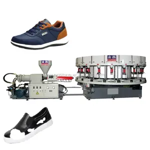 Semi-automatic Single Color Plastic TPR PVC Sport Shoe Injection Machine JL-258