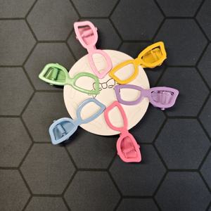 Klip rambut logam kreatif lucu untuk anak-anak desain baru kualitas tinggi aksesori rambut Chroma gaya manis - Product Image 1