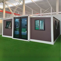 Maison mobile extensible en acier léger, certifiée CE, écologique, pour hôtel, complexe hôtelier, villa, usage commercial