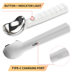 Cuillère chauffante électrique étanche IP67 rechargeable à 2 vitesses pour crème glacée dure/gelato - Product Image 4