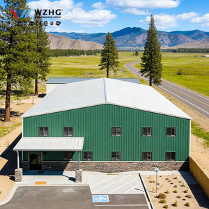 Atelier préfabriqué en acier Q355B écologique pour usage géoponique, certifié CE, durée de vie de 50 ans, surface galvanisée - Product Image 1