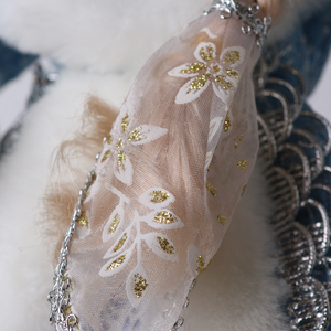 Año Nuevo azul Rusia <span class=keywords><strong>Snegurochka</strong></span> eléctrico con música Rusa hecho a mano chica animada figura juguetes nieve chica para niños regalos - Product Image 5