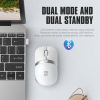 Mouse Nirkabel 2.4G Portabel Isi Ulang Berkualitas Tinggi Grosir Stok Cina