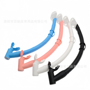 Purge Snorkel <b>Silicone</b> Durable Unisex Swimming Breathing <b>Tube</b> For Adults - Product Image 3