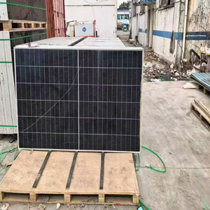Panneau solaire bifacial à double vitrage de type N à demi-cellules 710W 156,75mmx156,75mm, module photovoltaïque utilisé - Product Image 1