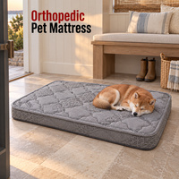 Orthopädisches Hundebett mit Maßgeschneidertem Bezugstoff, Steppung, Einfassung und Markenlabel-Optionen für Individuelle Haustierprodukt-Sorten