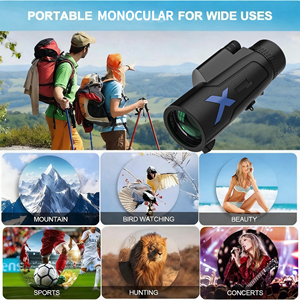 Monoculaire compact portable de haute qualité 8x40, haute puissance HD, pour la randonnée, le camping, télescope professionnel, sortie d'usine - Product Image 3