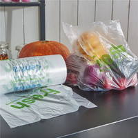 Sacs transparents pour produits frais en rouleau 15x20 pouces 8 microns 3000 sacs pour supermarché, légumes et fruits