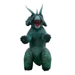 Saygo Customized Triceratops Digital Printing Waterproof Cloth Advertising Inflatables Mascot Costume For Easter