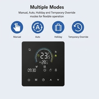 Termostat Pintar Layar Sentuh dengan Kontrol Jarak Jauh Aplikasi Tuya WiFi untuk Pemanas Lantai Listrik FCU dan Pendingin Udara