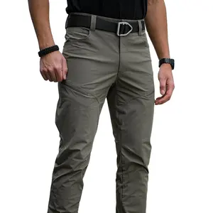 Men's Tactical Pants Cargo Rip Stop Hiking Pants Water Work Outdoor Trousers