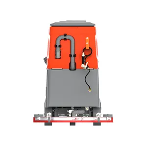 Dual Super Big Brush Supermercado Comercial Industrial Automático Rotary Ride-On Floor Scrubber Machine